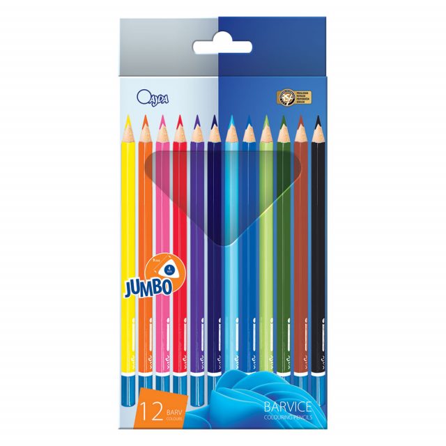 BARVICE AJDA, Jumbo, 12 kos, v kartonski embalaži