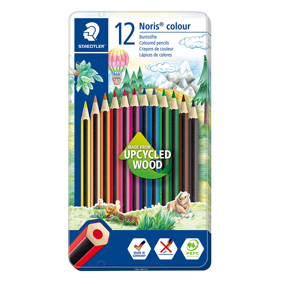 BARVICE STAEDTLER, Woopex Noris, 12 kos v kovinski škatli